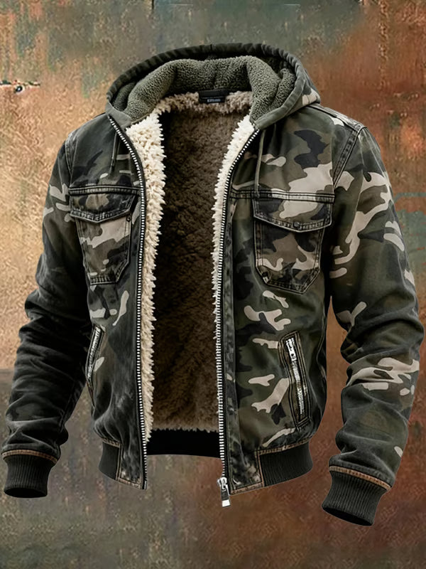 Vazgen | Retro Stílusú Polárbélelt Férfi Outdoor Dzseki