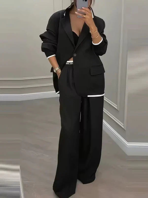 Monica | Elegáns női zakó és nadrág szett