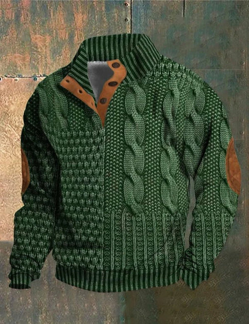 Georges | Vintage mintás pulóver
