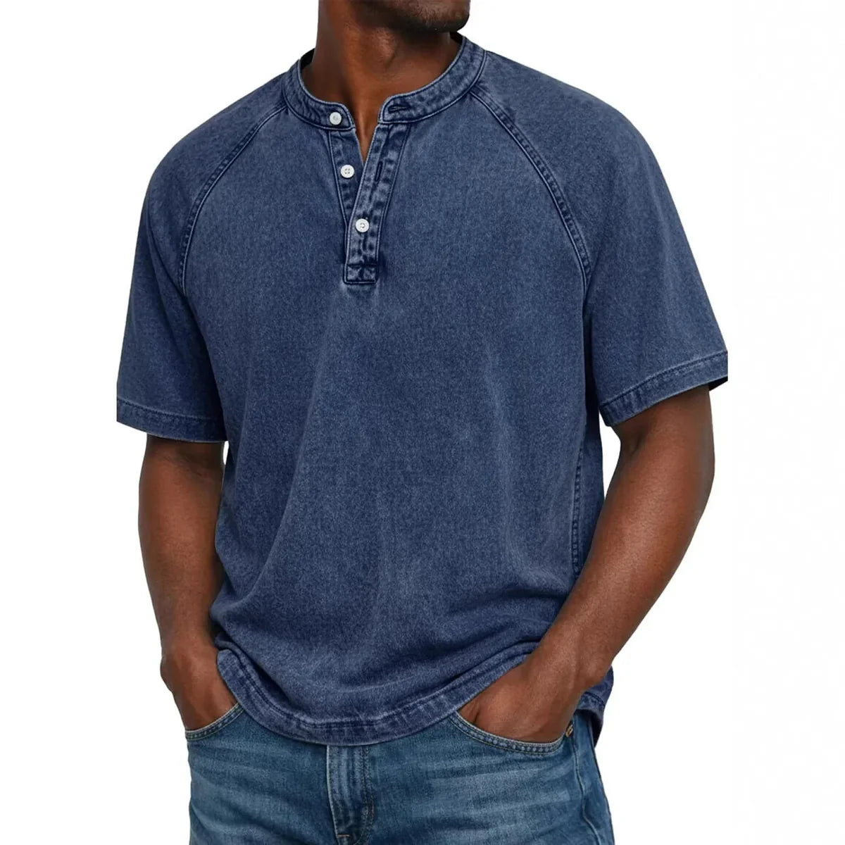 Curtis | Tengerész stílusú henley póló