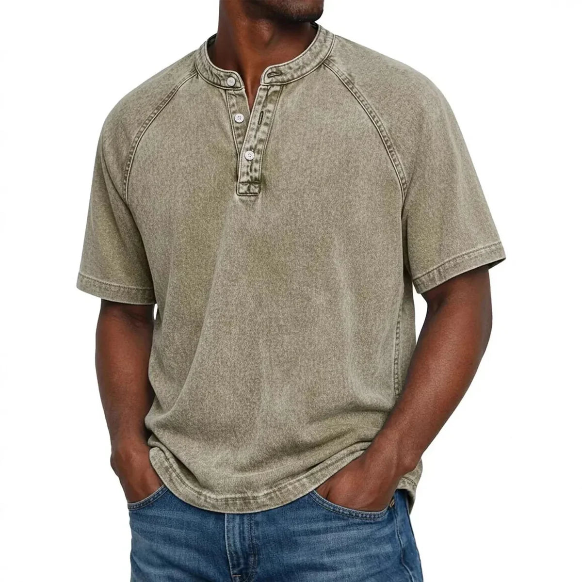 Curtis | Tengerész stílusú henley póló