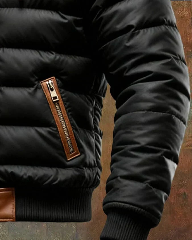 Topuria | Elegáns Steppelt Sherpa Bélelt Férfi Dzseki