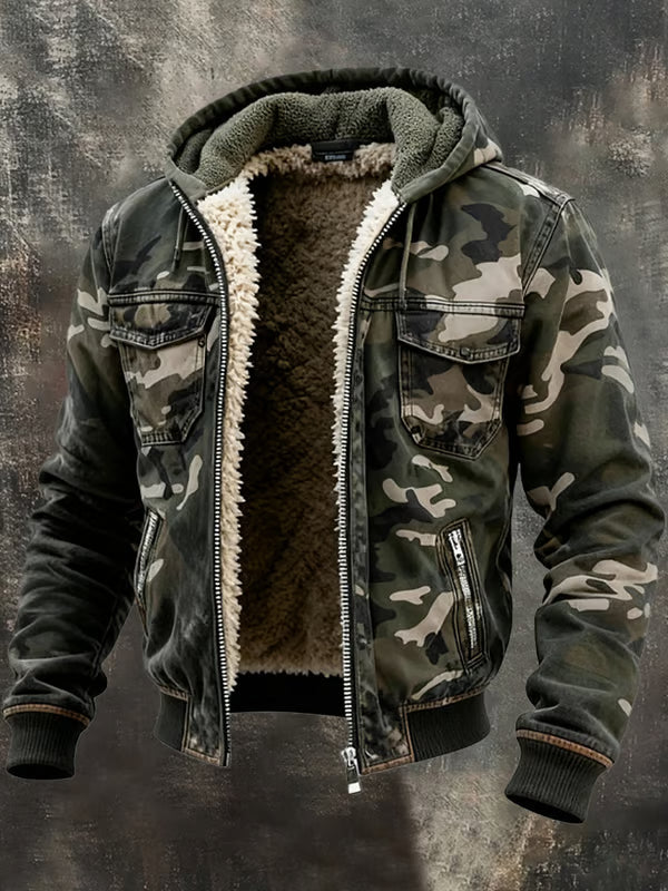 Vazgen | Retro Stílusú Polárbélelt Férfi Outdoor Dzseki