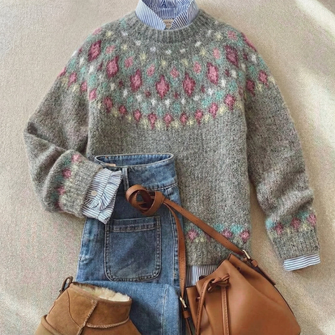 Astrid | Elegáns Nordic Pulóver