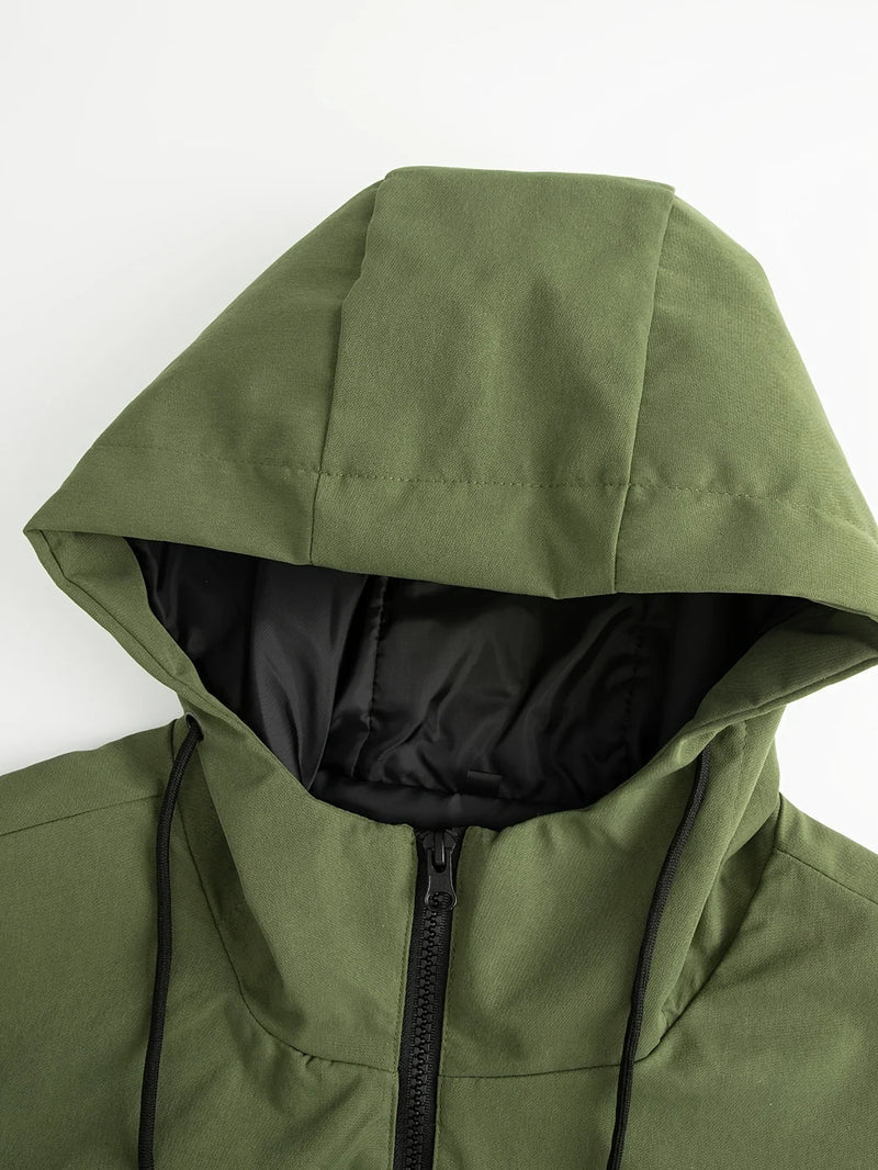 Conor | Kapucnis cipzáras férfi parka