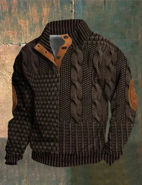 Georges | Vintage mintás pulóver