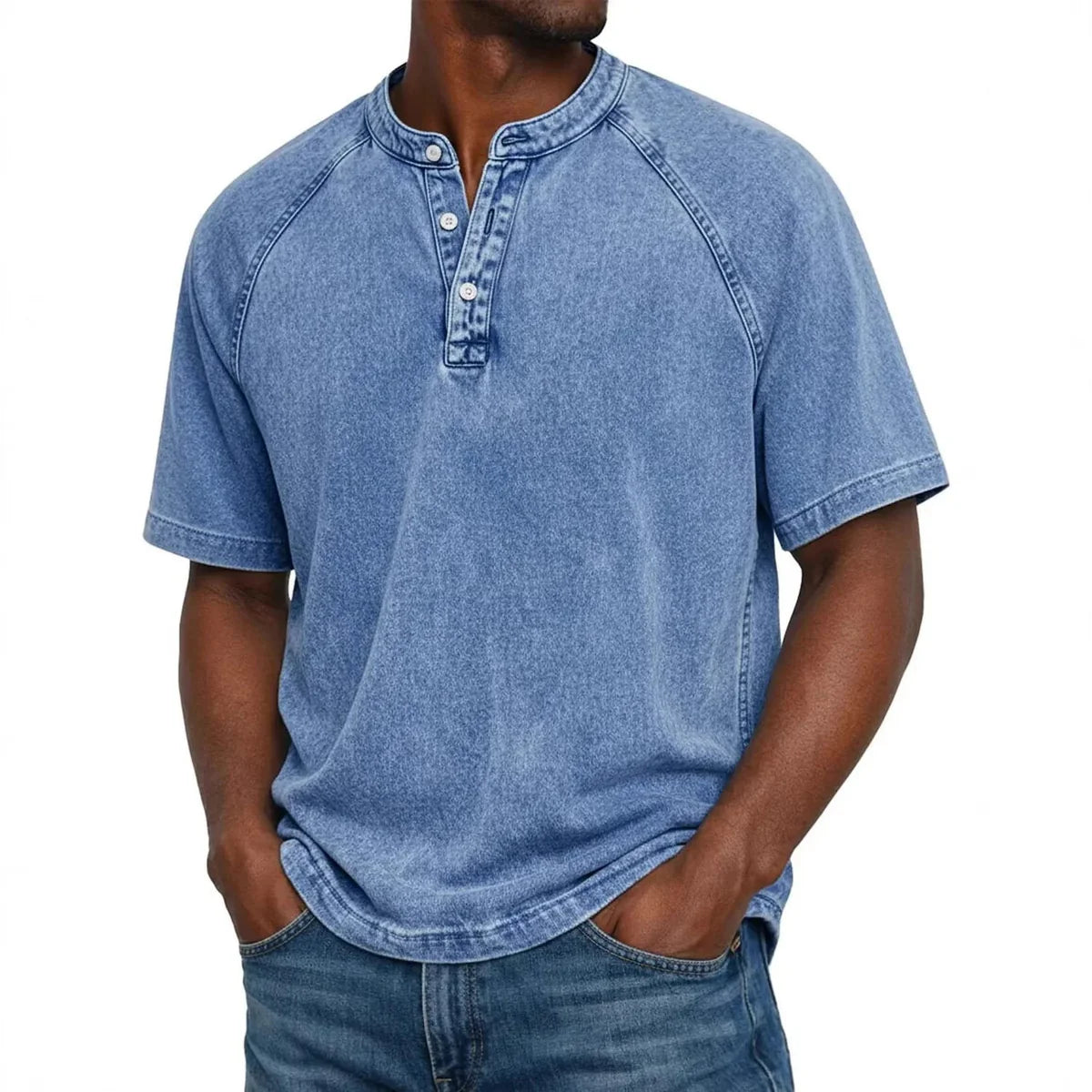 Curtis | Tengerész stílusú henley póló